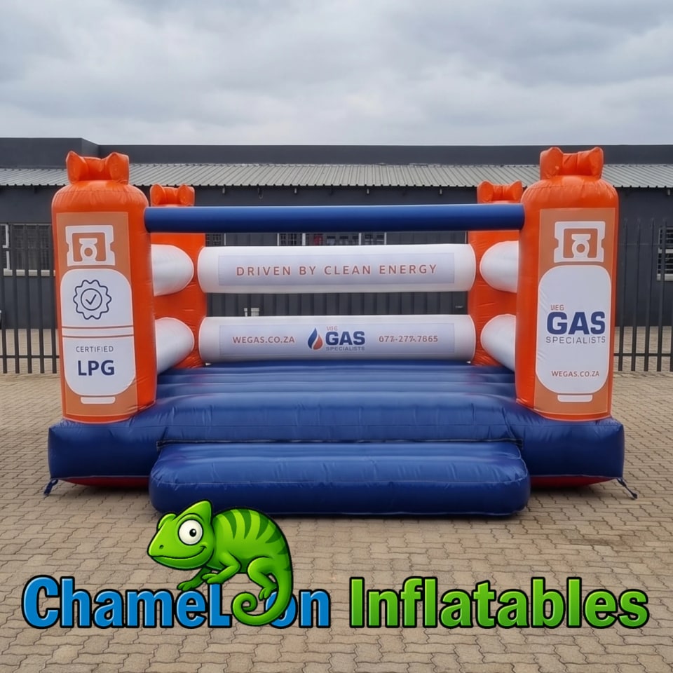 Branded inflatable — We Gas